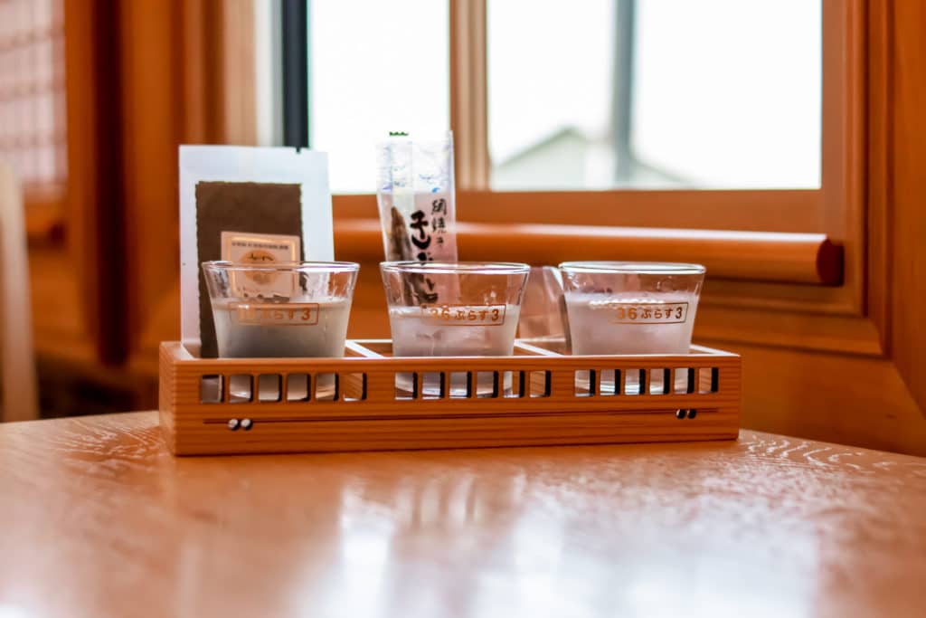 Sake taster on the 36+3