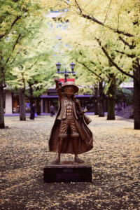 Luffy D. Monkey Statue in Kumamoto City